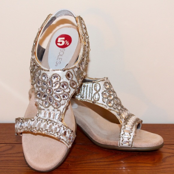 Silver bling heels - Picture 1 of 8